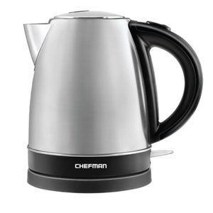NEW Chefman 1500W stainless steel electric kettle 7 cup capacity 1.7 Liter